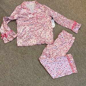 Pink Floral Kids Pajamas